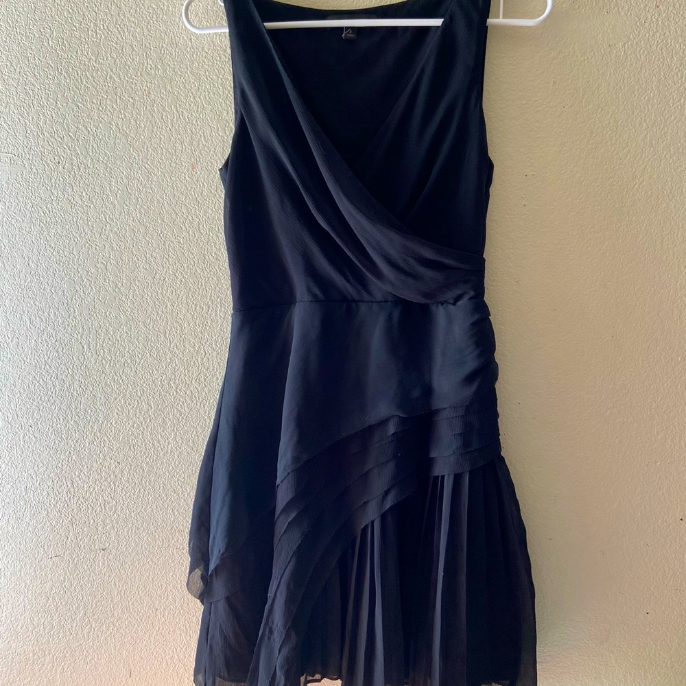 Black layered dress